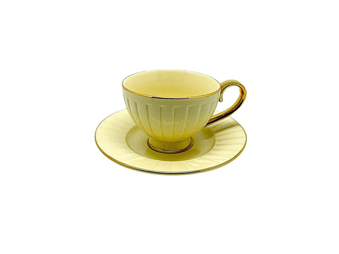 סט לאספרסו מניפה וזהב