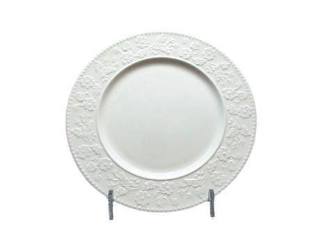 סט 6 צלחות עוגה 19.5 ס"מ ניו בון צ'יינה לבן