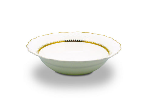 קערת סלט 23סמ עיטורי זהב ניו בון ציינה