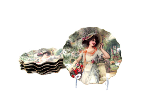 סט 6 צלחות מנה ראשונה