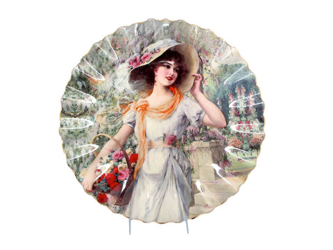 פלטה עגולה 37 ס"מ גלים "עיצוב מ"ס 3 "