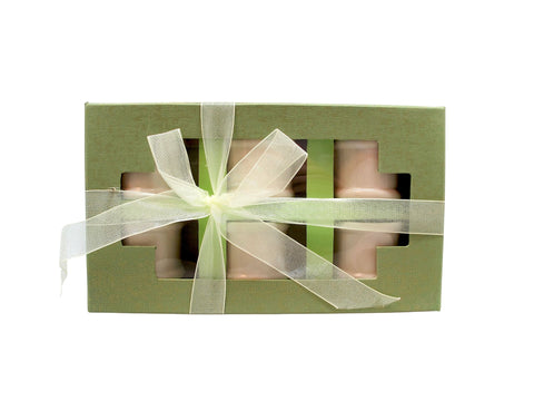 סט חבקים למפיות מפורצלן בז