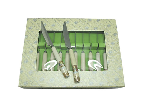 סט 12 סכינים לעוגה ופירות מדונה