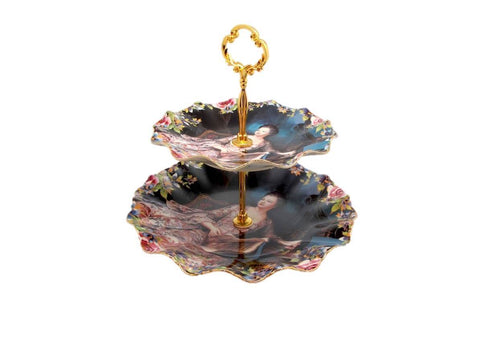 מעמד לפירות 2 קומות עיצוב אומנים