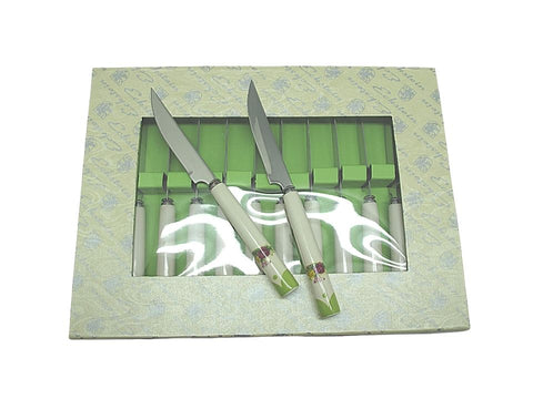 סט 12 סכינים לעוגה ופירות אליזבת